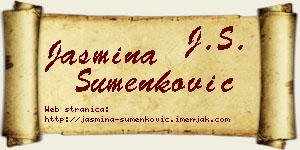 Jasmina Šumenković vizit kartica